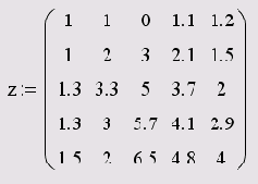Матрица для отображения на трехмерных графиках